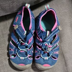Keen Kids' Blue and Pink Newport H2 Water Adventure Sandals